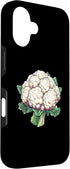 Cauliflower Brassica Oleracea Vegetable Designs 16 iPhone Cauliflower Pop Art Case