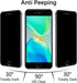 MAYtobe Privacy Screen Protector for iPhone 8 Plus & 7 Plus - 2 Pack, Tempered Glass, Bubble Free, Easy Install, Case