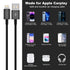 3FT 14 13 12 11 Snisre Car Carplay Cable, USB A to Lightning Cable Compatible with iPhone Pro Max XR XS X Charger