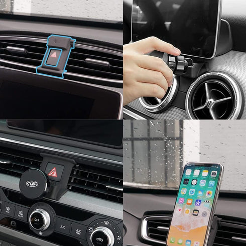 Car Phone Holder for Audi A4 S4 A5 S5 RS4 RS5 2017-2025, Adjustable Magnetic Phone Holder with 360° Rotation
