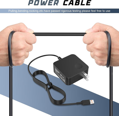 Fancy Buying 65W 40W 6pin USB Cable Charger Adapter for Lenovo Yoga 3 Pro-1370, 3-1170, 3-1470