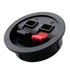 Round Speaker Terminal Cup, 4PCS Round Express Spring Clip Double Binding Post for Car Subwoofer
