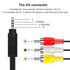 SNLLMZI 3.5 mm Cable,3.5mm 18 3 TV,Smartphones,MP3, 5ft1.5M to RCA AV Camcorder Video TRRS Male to RCA Male Plug