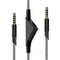 Replacement for Astro A40 Cord, A10 Headset Cable Braided Wire, 6.5 Feet Volume Control Cable (Black and White)