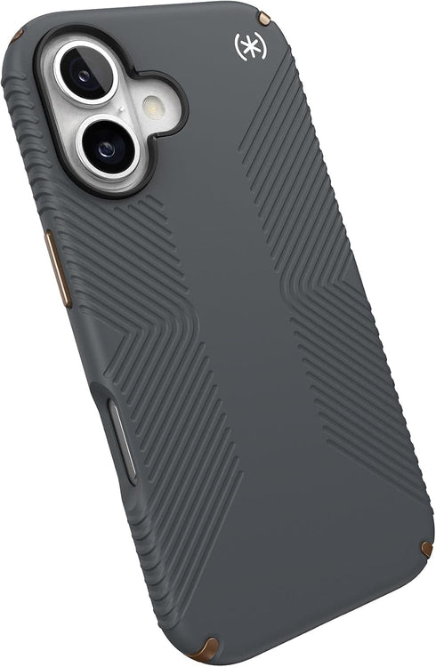 Speck Presidio2 Grip Case for Apple iPhone 16 (Gray)