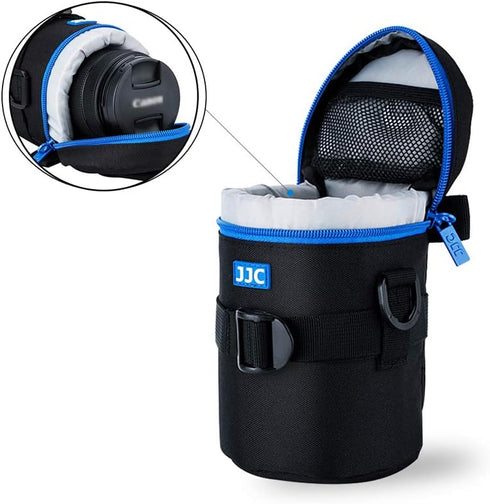 JJC Camera Lens Pouch Case for Canon EF 35mm, Nikon Nikkor AF-S 55-200mm, 18-300mm, Tamron, Fujifilm