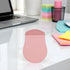 Tustao Pink Universal Stick-On Mouse Pouch Holder for Sleevefor Laptop Reusable Adhesive Storage Mouse Holder, Cover