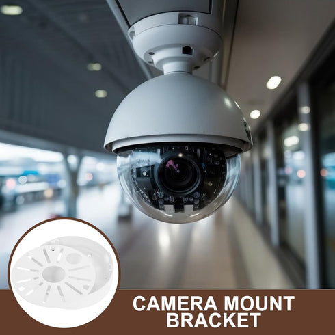 VILLCASE Universal Security Camera Junction Box, Aluminum Alloy Mount Bracket, Hide Cable Base for CCTV
