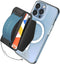 Sinjimoru Magnetic Wallet for iPhone, Magnetic Card Holder for MagSafe Wallet with Phone Grip