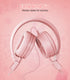 Kids Headphones, Toddler Headphones with Safe Volume Limiter 94dB, Wired School Headphones for Boys and Girls (Pink)