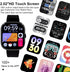 Smart Watch, 2.01" Smart Watches for Men, 110+ Sport Modes, Fitness Watch with Sleep Heart Rate Monitor, IP68
