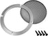 uxcell 2pcs 3" Speaker Grill Mesh Decorative Circle Woofer Guard Protector Cover in Silver