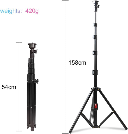 Olylogic All-in-One Extendable Phone Tripod & Selfie Stick, Lightweight Portable Camera Tripod Stand Compatible