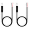Fancasee 2 Pack 3 ft Replacement 3.5mm 1/8" Male Plug to Bare Wire Open End Pigtail Audio Cable