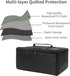 Camera Insert Bag, Water Resistant Portable Inner Bag for DSLR SLR Camera, Shockproof Padded Storage, Black
