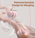 Headphones,3.5mm Earbuds,30dB Plugs,2g Hmusic Sleep Wired Sleeping Noise Isolate Sleep Lightweight, Ultra-Soft