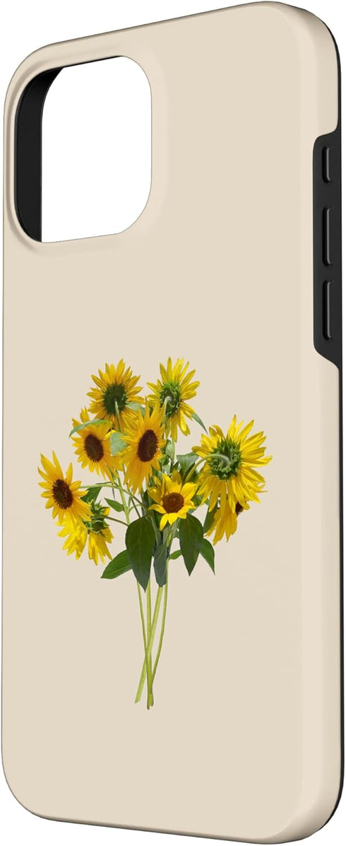 Floral Nature Designs Summer 16 Bright Floral Gift Bouquet of Sunflowers Case for iPhone Pro Max