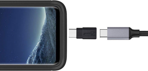 USB C Extender Adapter Straight (2 Pack) Type-C Low Profile Male to Female 40Gbps 240W Thunderbolt QC