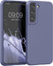 kwmobile TPU Silicone Case for Samsung Galaxy S22 - Soft Finish Phone Cover in Matte Lavender Grey