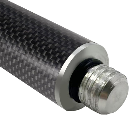 Generic 5/8-11 (30cm/11.81") Carbon Fiber Extension Pole Rod Threads Screw Mount Telescopic Pole Extender for Level GPS