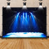 Leowefowa 12x8ft Vinyl Stage Concert Backdrop Spotlight Lights Night Club Photo Background Let's