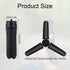 BOXOB 3 2, Mini Tripod Compatible with DJI Osmo Pocket & Black ABS Portable Pocket Stand Tripod Mount Selfie Stick