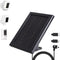 Solar Panel Charger for Ring Cameras, 5V Solar Charger, Compatible with Ring Spotlight Cam, Stick Up Cam, Outdoor