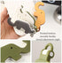 MIUPOO Holder,Backpack Ring,3 3 Desktop Creative Foldable Lazy Mobile Phone Holder,Elephant Dual Folding Cell Phone