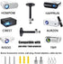 2-Be-Best 360 7in 18cm Mini Projector Ceiling Mount Adjustable Projector Wall Mount Length / Projectors Mounts Black