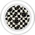 PopSockets PopGrip for MagSafe - Cute Retro Twisted Swirl Black Happy Smiling Face Checkered