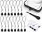15PCS USB Type C Anti Dust Plug Kit for Samsung Galaxy S23/S23+/S23/S22/S21/S20 Ultra, Charger Cleaning Brush [Not Fit