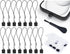 15PCS USB Type C Anti Dust Plug Kit for Samsung Galaxy S23/S23+/S23/S22/S21/S20 Ultra, Charger Cleaning Brush [Not Fit