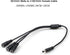Kangnice 5.5x2.1mm 1 2 3 4 40cm Power Splitter Cable to Way Adapter for CCTV Router LED Light Length