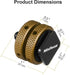 4 Packs Camera Hot Shoe Mount Adapter, Aluminum Alloy Tripod Screw with 1/4" and 3/8" Double Nut for DSLR, LED Monitors