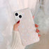 J.west Sparkly Opal Glitter Case for iPhone 13 6.1 inch - Translucent Clear Soft TPU Slim Fit Protective Cover for Women