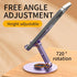 Generic 360 17 16 Universal Metal Cell Phone Stand, Multi-Angel Adjustable Rotation Non-Slip Metal Phone Stand