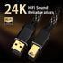 3.0 1.64ft B,4N Core,24K Card,Mixer,Synthesizer(1.64ft/0.5m) USB HiFi Audio Cable -USB A to USB OFC Gold-Plated