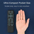 iPazzPort 3-in-1, 2.4G 7 Mini Wireless Keyboard Air Mouse Remote Backlit Keyboard with Remote Control Both Sides