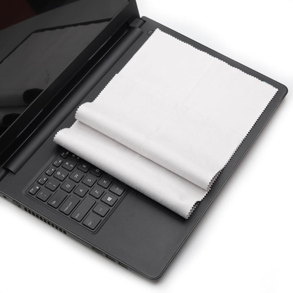 2-Pack Microfiber Laptop Cleaning Cloth - Clean Screen Dust & Protect Keyboard,
