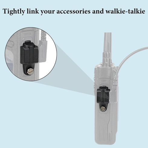 Retevis Audio Adapter to 2 Pin Connector, Compatible with RT29 RT87 RT48 RT47V and More, 1 Pack