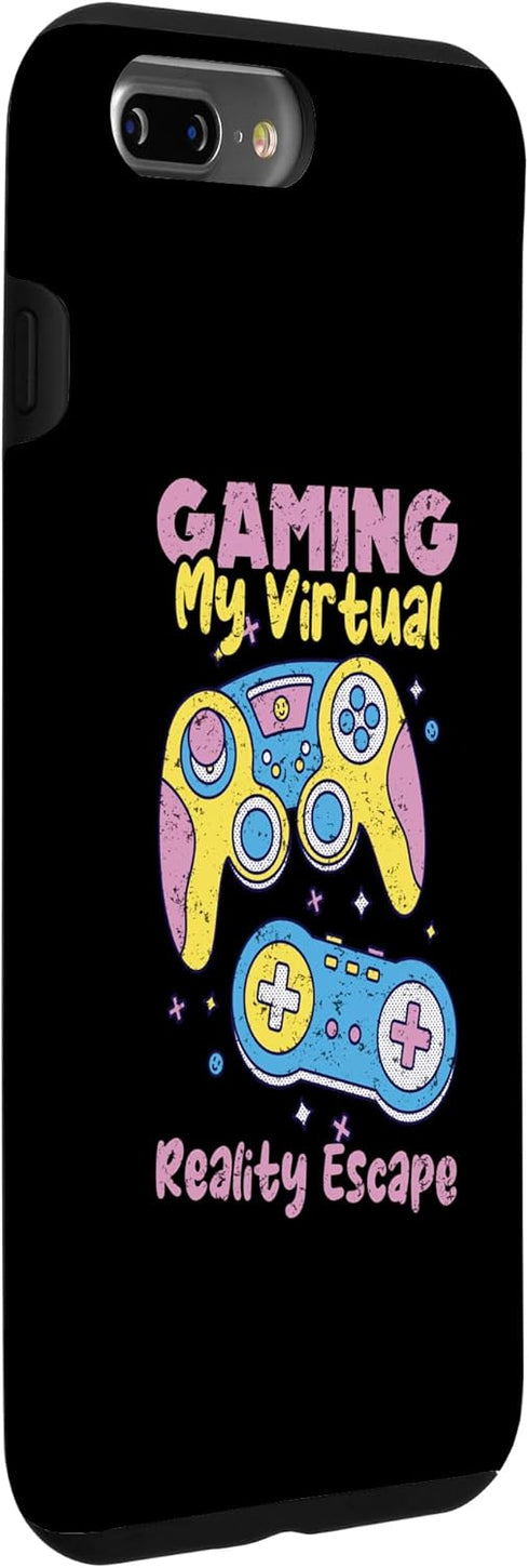 iPhone 7 Plus/8 Plus Gaming Case, My Virtual Reality Escape VR Gamer Men Women