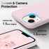 AOTESIER Shockproof Liquid Silicone Case for iPhone 13 Mini, Full Body Drop Protection 5.4 inch Slim Thin Cover, Ice