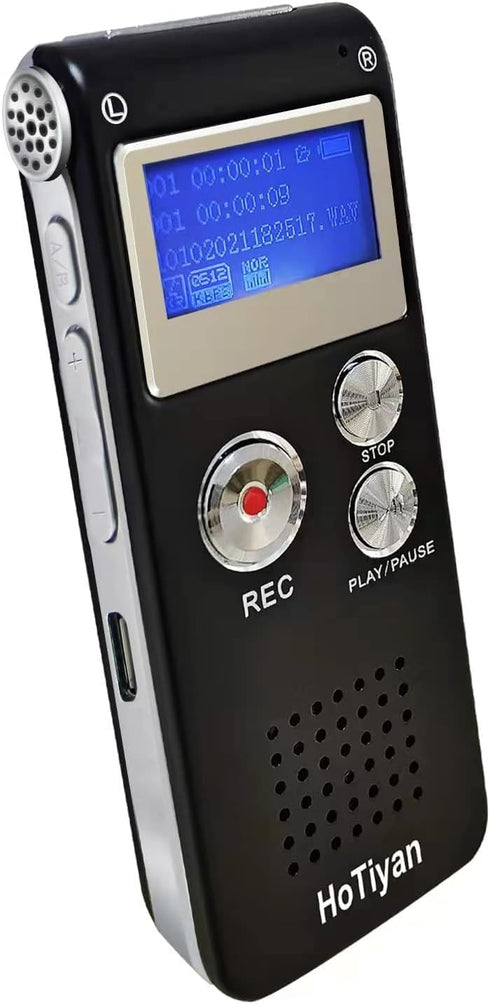 HoTiyan Digital Voice Recorder Audio Recording - 64GB Audio Recorder with Playback Voice