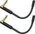 CESS-238 Right Angle 1/4 Inch TRS to 3.5mm Adapter, 6.35mm Male to 3.5mm Female Stereo Audio Adapter