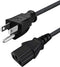 8ft AC Power Cord Replacement for Vizio Smart LCD TV Models VX32L VX20L VX200e VW32L VW42L and More