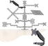 Pholiten Single Monitor Arm, Gas Type Display Arm, Double Articulated, 35MM Pole