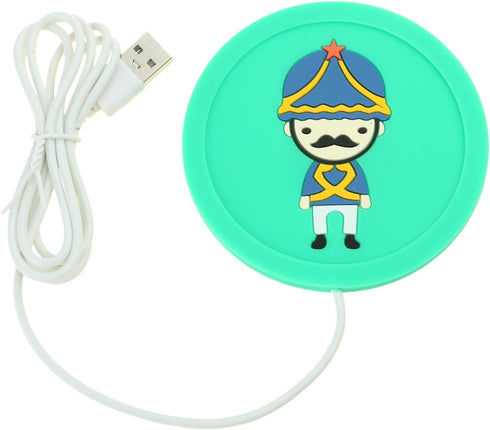 Generic Cartoon USB Coffee Warmer Cup Pad Resin Bubble Remover Mold Heating Silicone