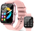 Smart Watch for Women, 1.85" Waterproof Fitness Tracker with 24-Hour Blood Pressure, Heart Rate, SpO2 Monitor, iPhone