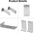MokerLink Metal Rack Mount Ear for 17.3 inch Switches, Compatible with Cisco 2960X 2960XR 3650 3850