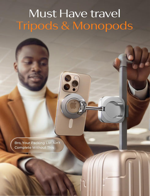 LISEN 2026 Airplane Travel Essentials Easter Gifts for Teens Women Phone Holder for MagSafe Phone Travel Accessories